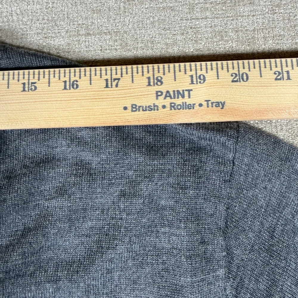 2 Pack Lot!  Jos. A. Bank V-Neck Sweater Mens XXL Navy Grey 100% Merino Wool